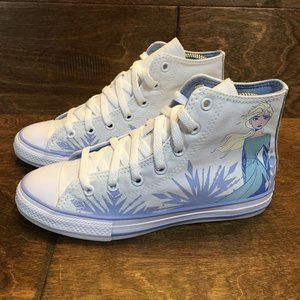 Converse Frozen 2 Elsa Disney Shoes Juniors Size 3